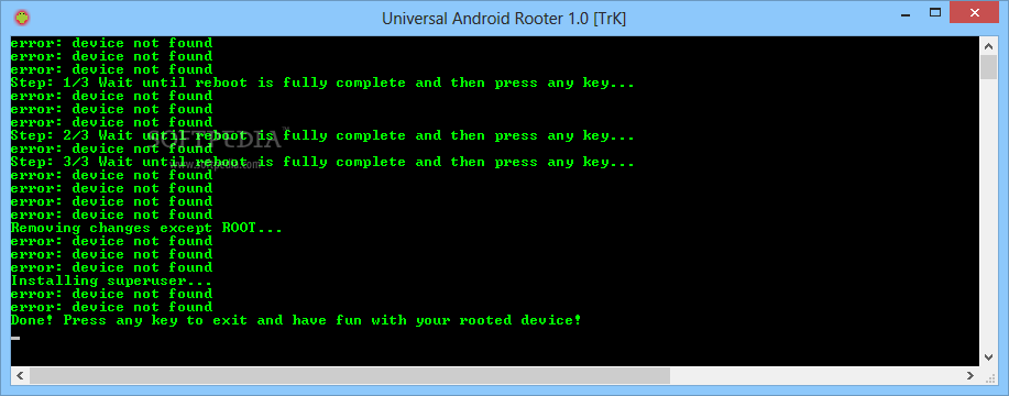 universal android root from linux pc