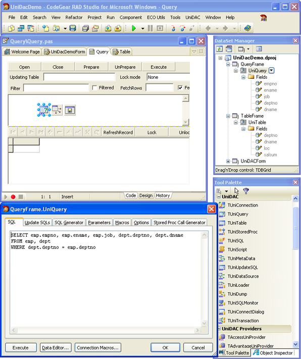 Universal Data Access Components screenshot #0