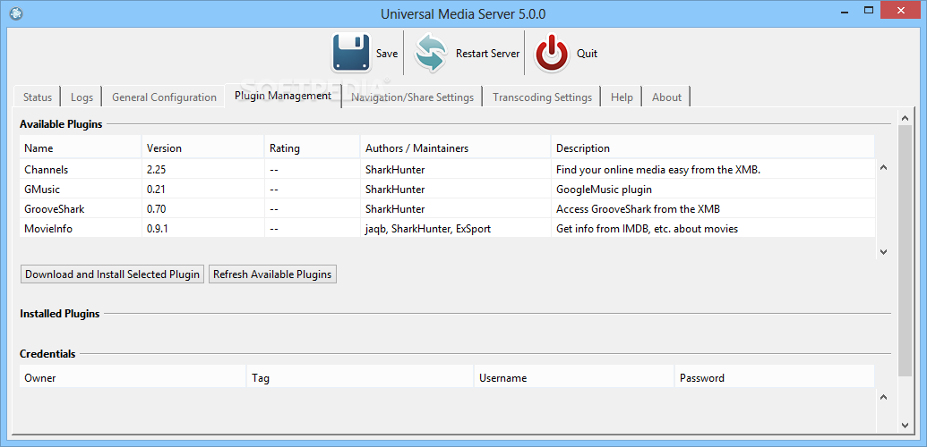 how to install universal media server rbp