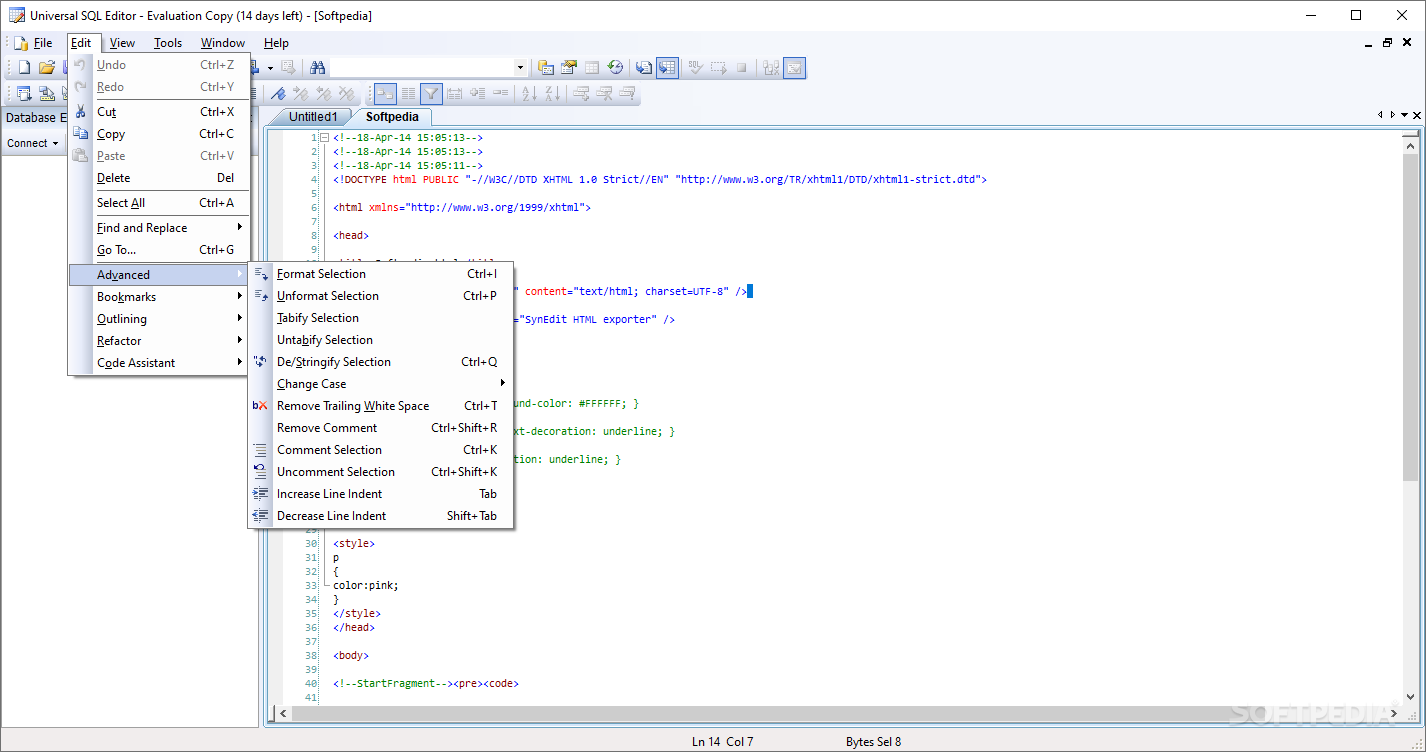 Universal SQL Editor screenshot #4