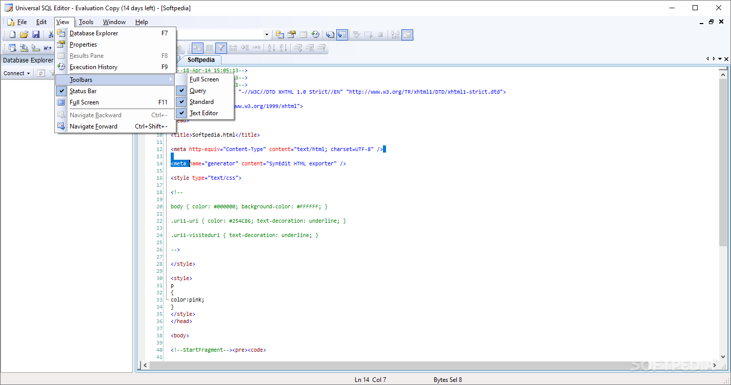 Universal SQL Editor screenshot #5