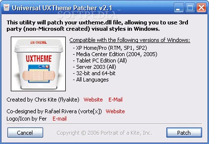 patch uxtheme pour windows xp sp3