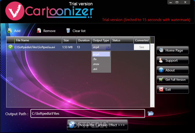 free instals VCartoonizer 2.0.5