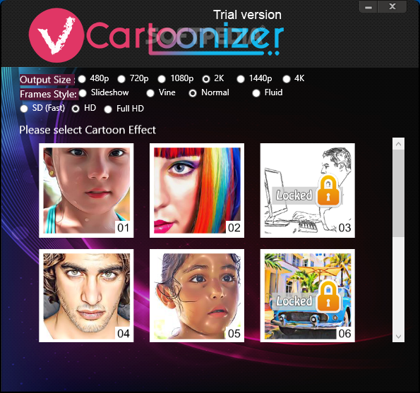 VCartoonizer 2.0.5 free download