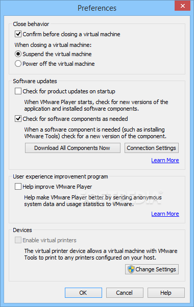 vmware workstation player 32 bit download