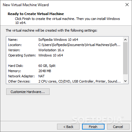 VMware Workstation Player screenshot #3