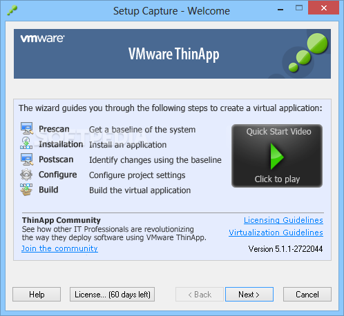vmware thinapp tutorial