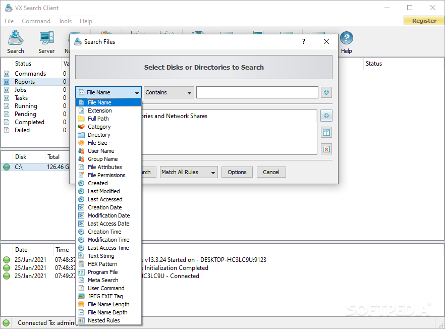 instal the new version for mac VX Search Pro / Enterprise 15.2.14