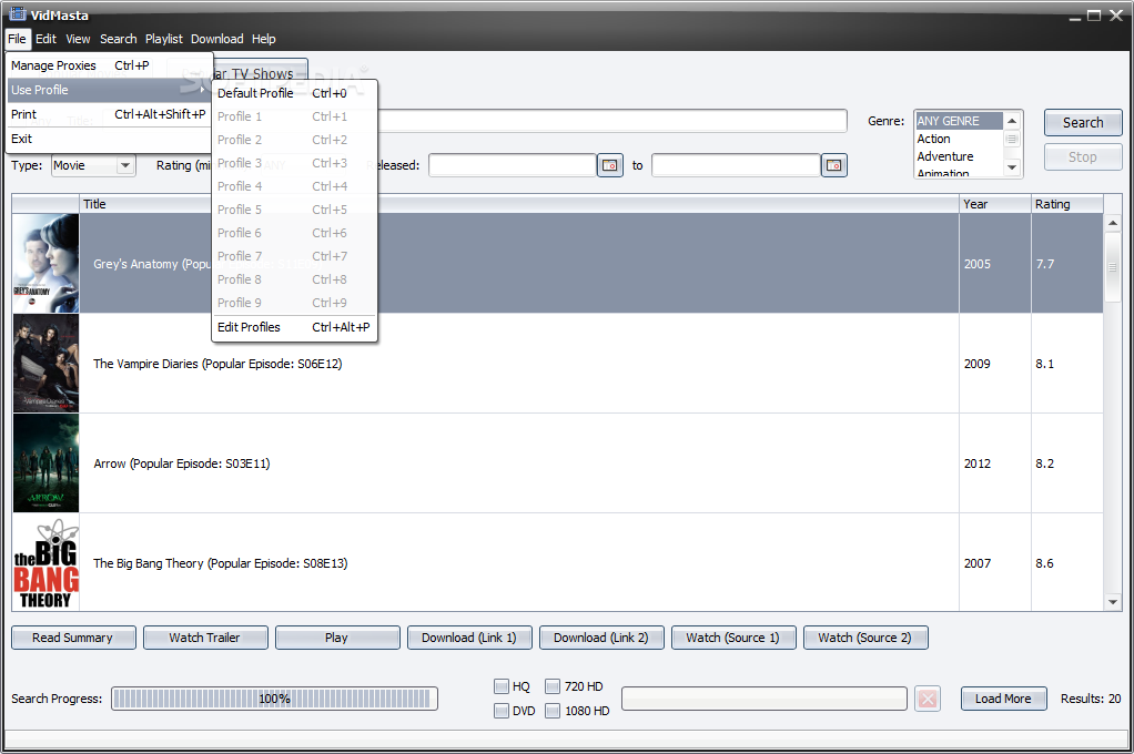 VidMasta 28.8 for windows download