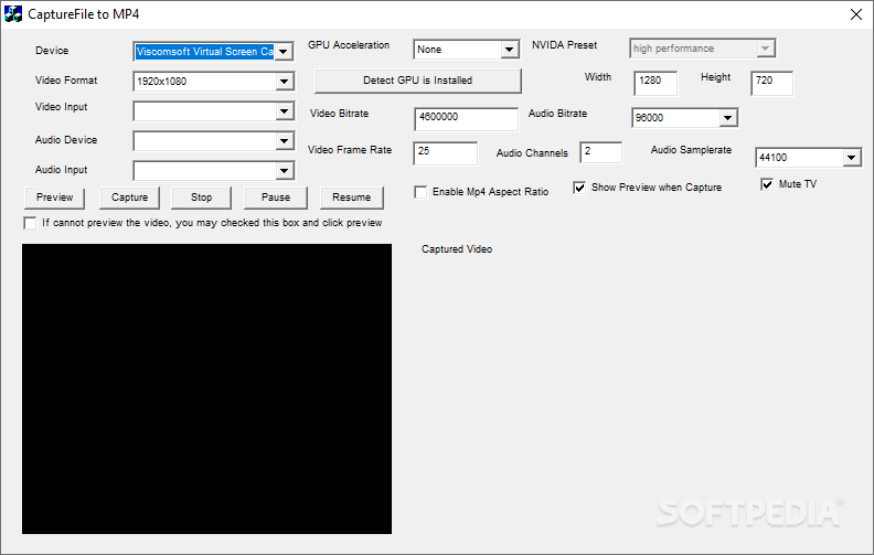 VideoCap ActiveX Control screenshot #0