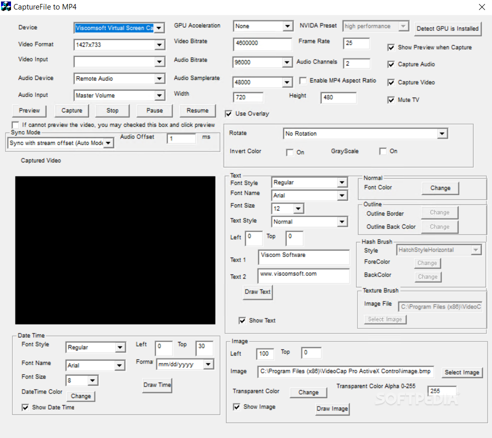VideoCap Pro Video Capture ActiveX SDK screenshot #1