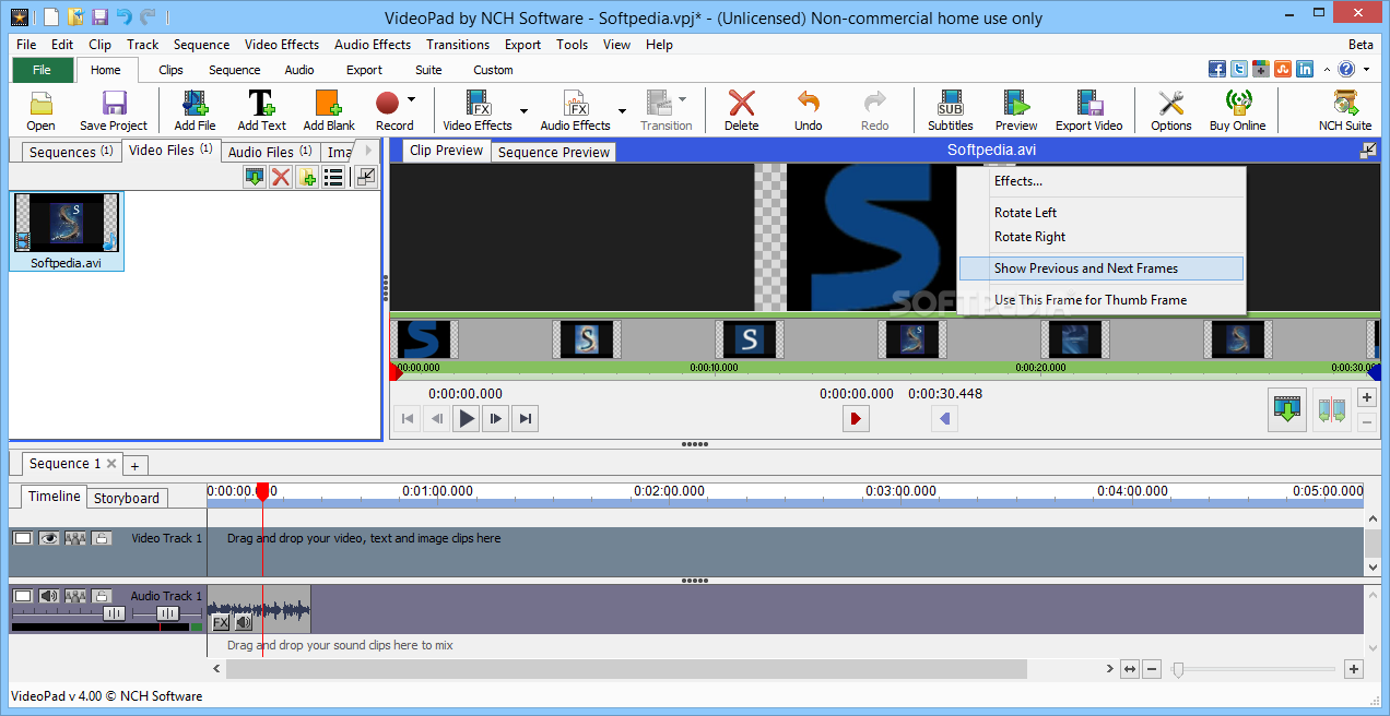 videopad video editor latest version free download