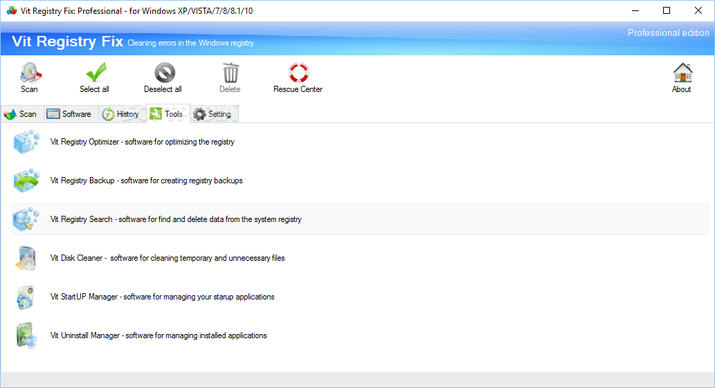 Vit Registry Fix Professional screenshot #4