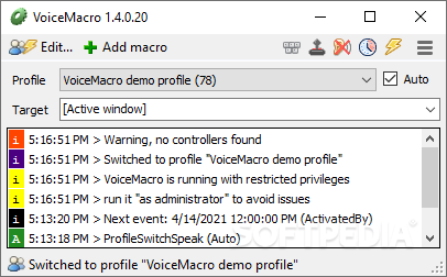 VoiceMacro screenshot #0