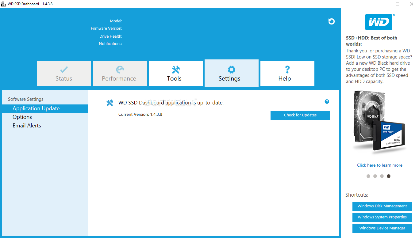 instal the new version for windows WD SSD Dashboard 5.3.2.4