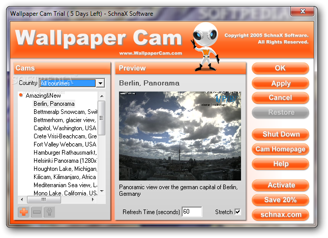 Wallpaper Cam  (Windows) - Download & Review