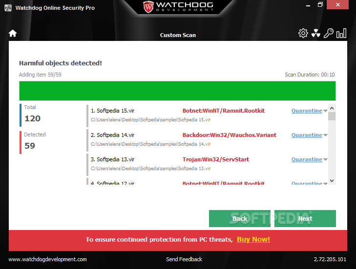 Watchdog Online Security Pro screenshot #1