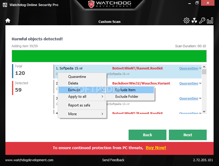 Watchdog Online Security Pro screenshot #2