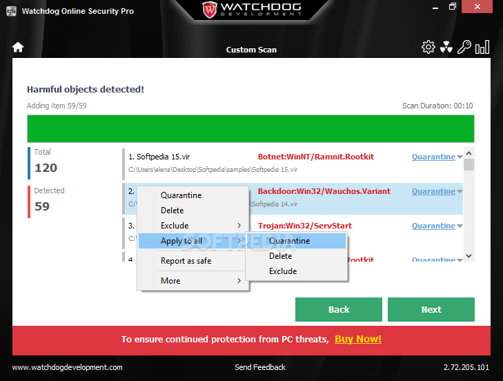 Watchdog Online Security Pro screenshot #3