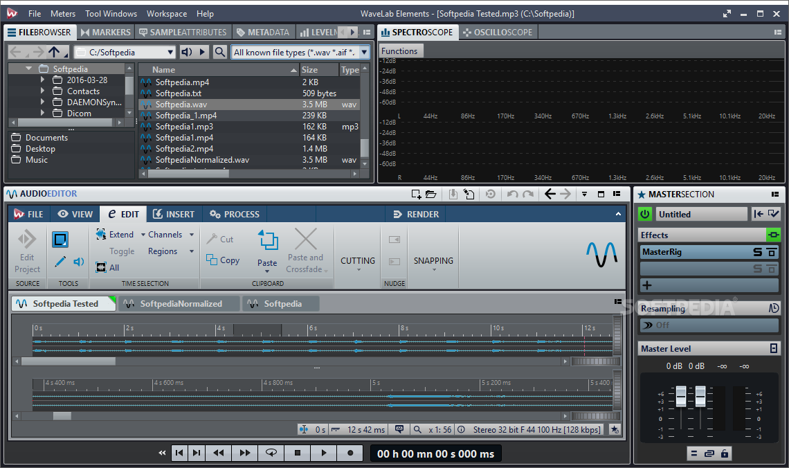 wavelab 7 can you create audio files