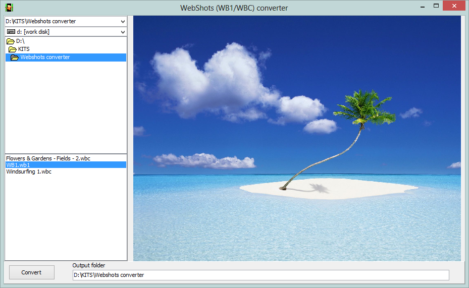Download WebShots (WB1/WBC) Converter 1.0