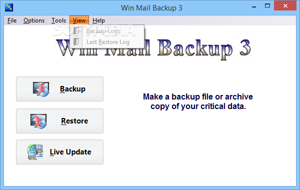 kls mail backup windows 10