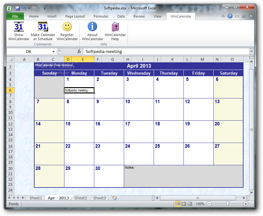 WinCalendar Download A Calendar That Offers Support For MS Word And Excel Integration While