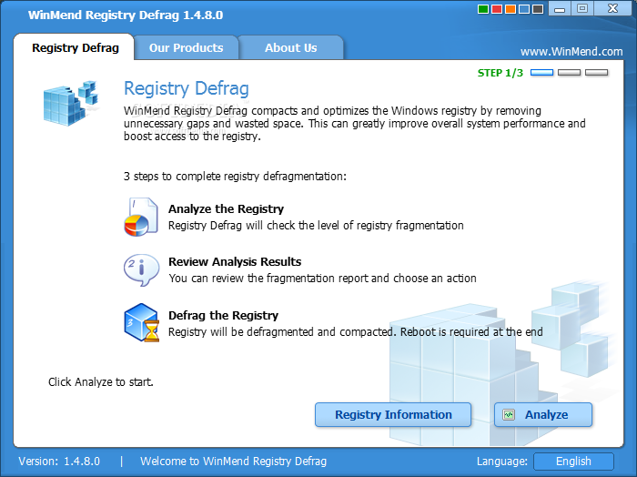 registry defrag portable