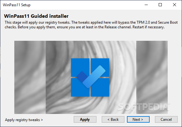 WinPass11 Guided Installer screenshot #1