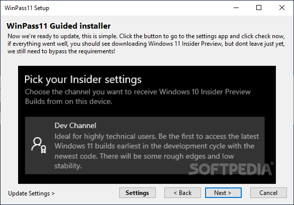 WinPass11 Guided Installer screenshot #2