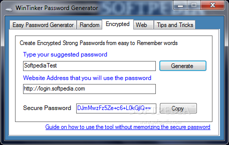 Download Wintinker Password Generator 1 0