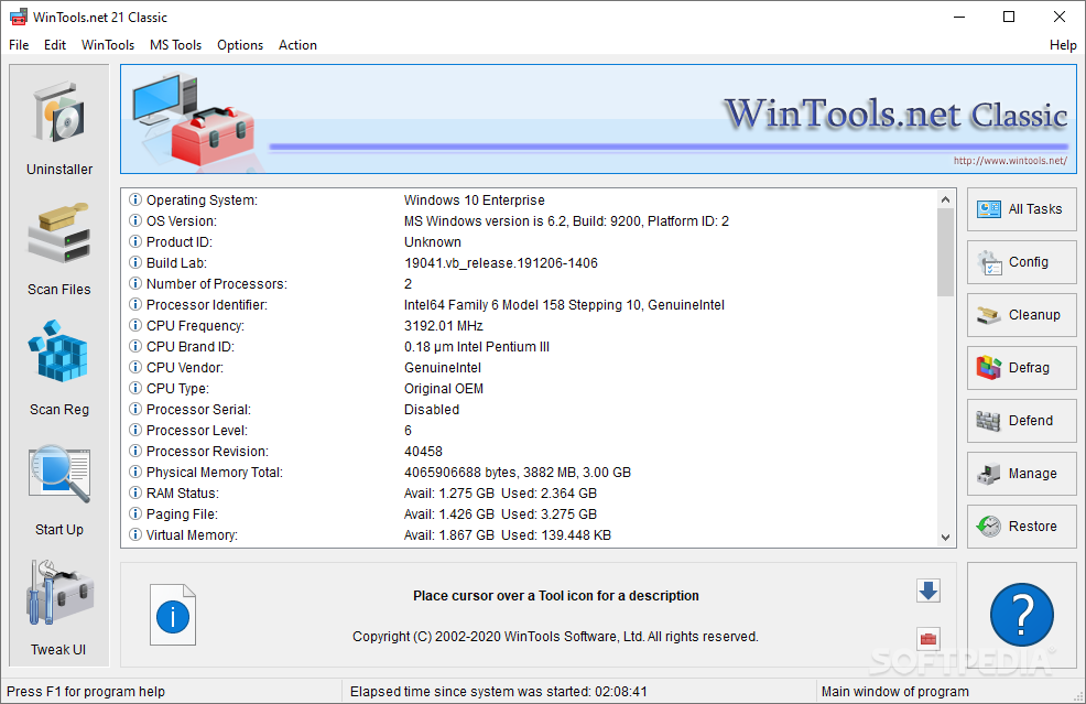 WinTools.net Classic screenshot #0