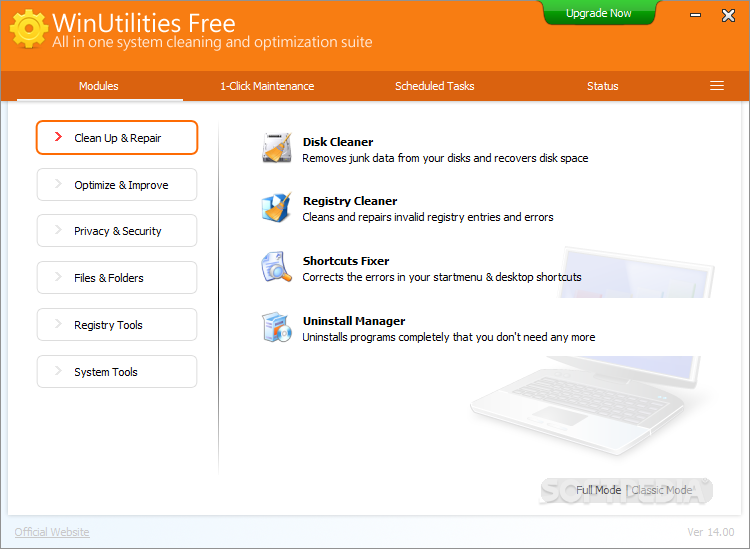 Download WinUtilities Free Edition – Download & Review Free