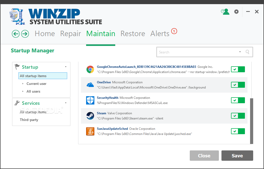 instal WinZip System Utilities Suite 4.0.0.28