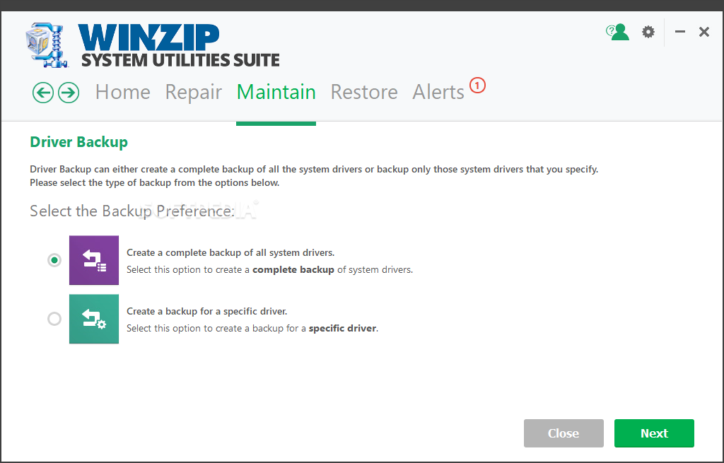 WinZip System Utilities Suite screenshot #5