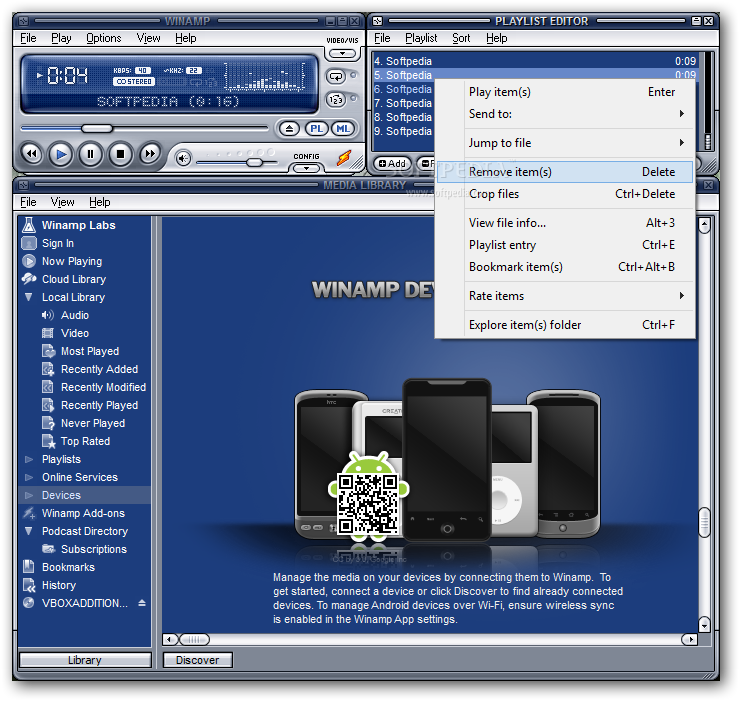 free download winamp for android full version