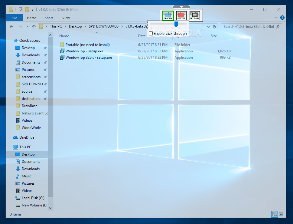 WindowTop 5.22.4 instaling
