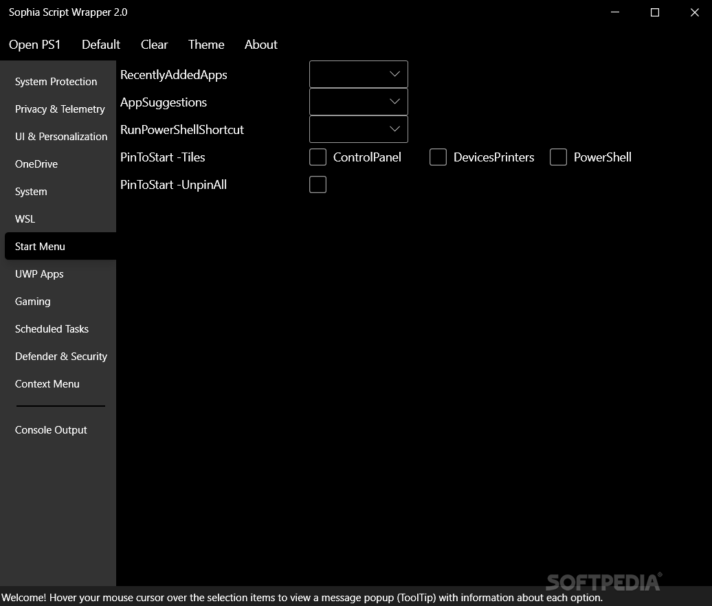 Windows 10 Sophia Script Wrapper screenshot #5