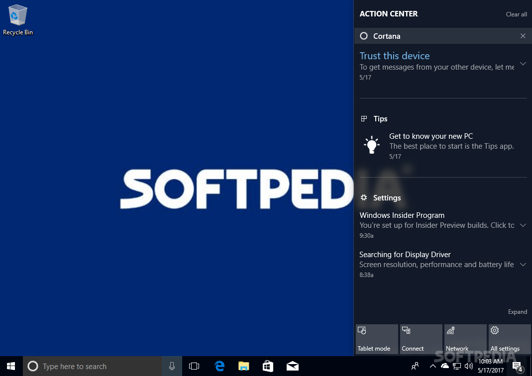Windows 10 Insider Preview screenshot #4