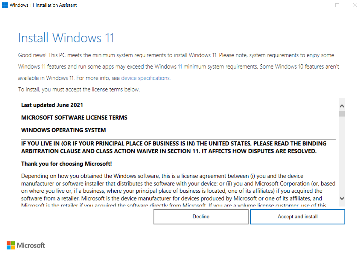 Download Download Windows 11 Installation Assistant 1.4.19041.1703 Free