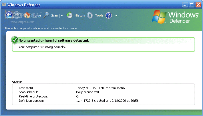 windows defender xp download