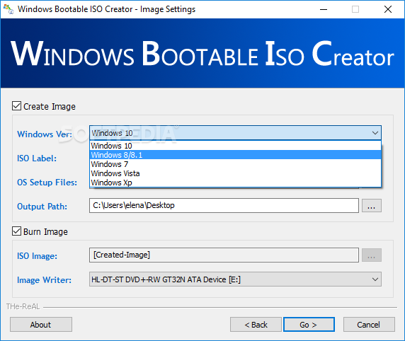 bootable iso creator windows 10