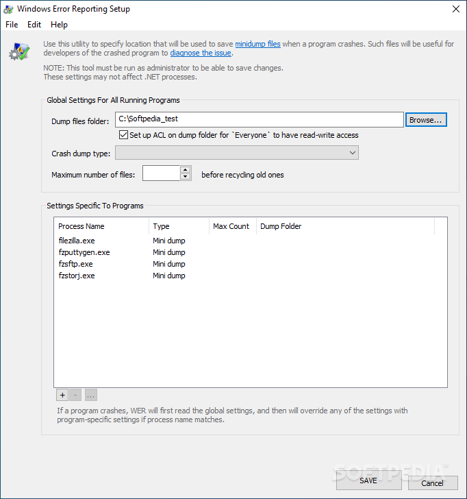 Windows Error Reporting Setup (WERSetup) screenshot #0