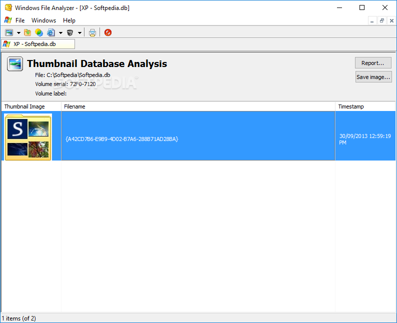 Windows File Analyzer screenshot #0