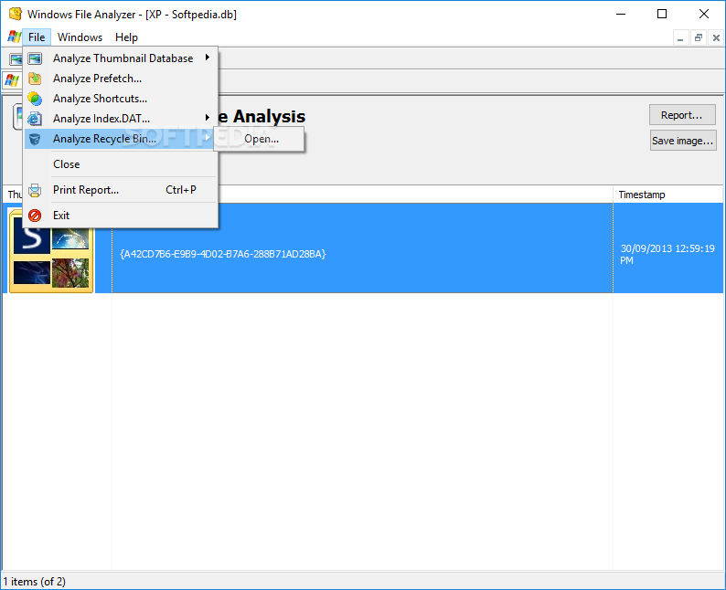 Windows File Analyzer screenshot #3