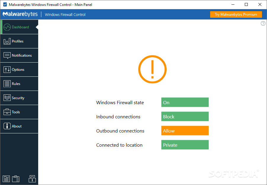 Windows Firewall Control screenshot #0