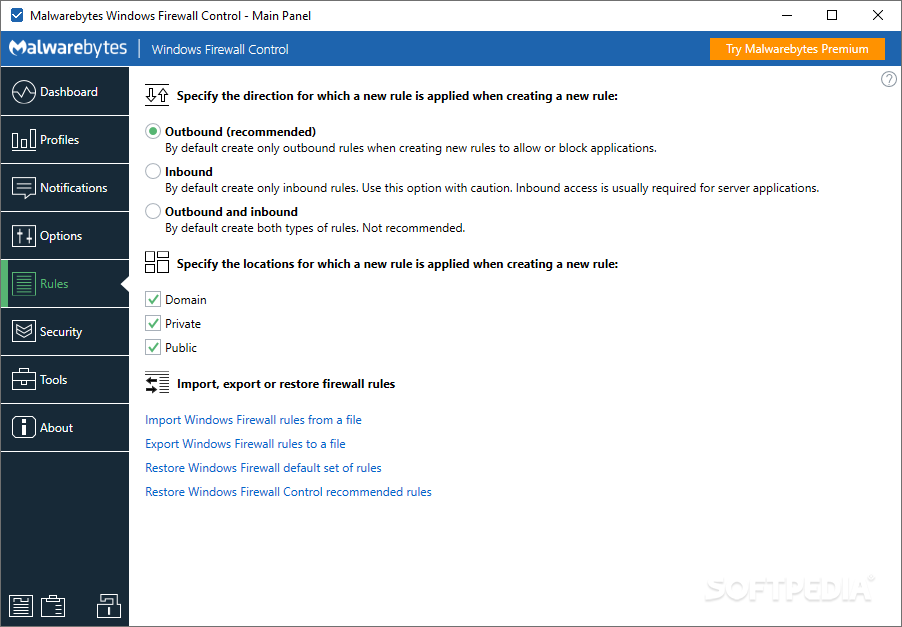 Windows Firewall Control 6.9.8 free instal