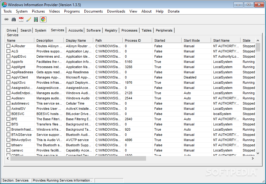 Windows Information Provider screenshot #2
