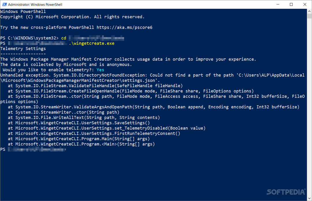 Windows Package Manager Manifest Creator screenshot #0