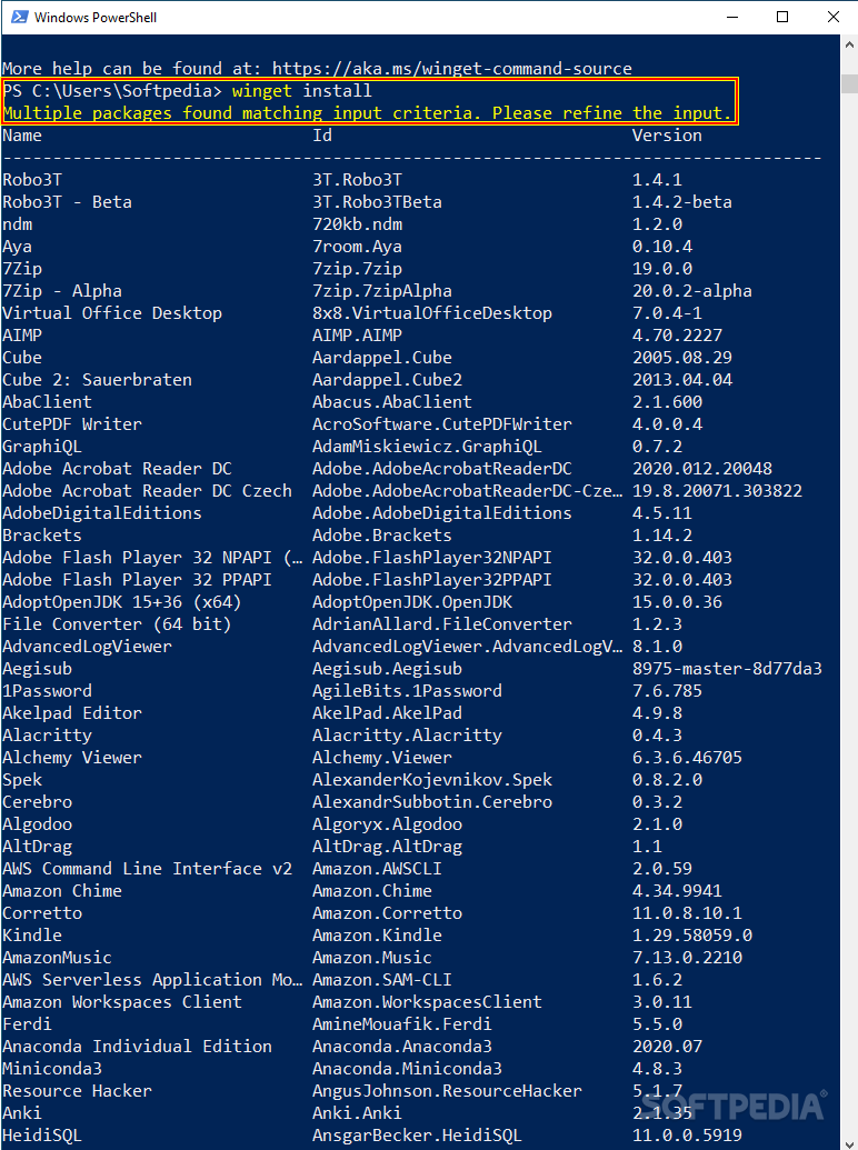 Windows Package Manager (WinGet) screenshot #3